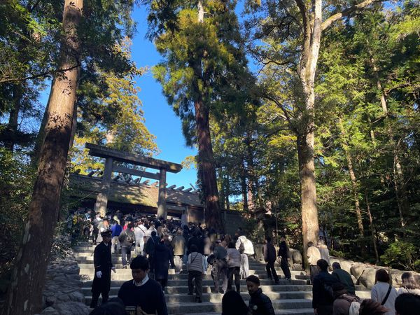 日本・伊勢神宮「2024年・初詣は伊勢神宮」の写真：今年もお正月の初詣は伊勢神宮の内宮に行っ...