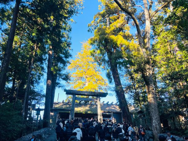 日本・伊勢神宮「2024年始まり」の写真