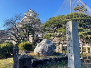 長浜城。歴史資料博物館になっています。