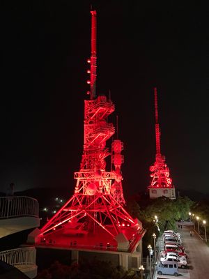 稲佐山の夜景を見に行ってきた。
長崎駅前からシャトルバスを利用。