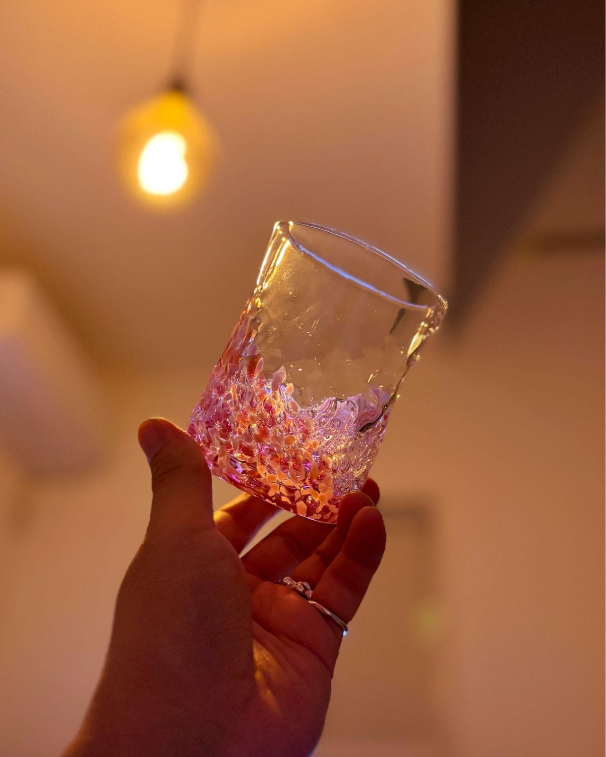 「琉球ガラス村」
ガラス製作体験をしました！
