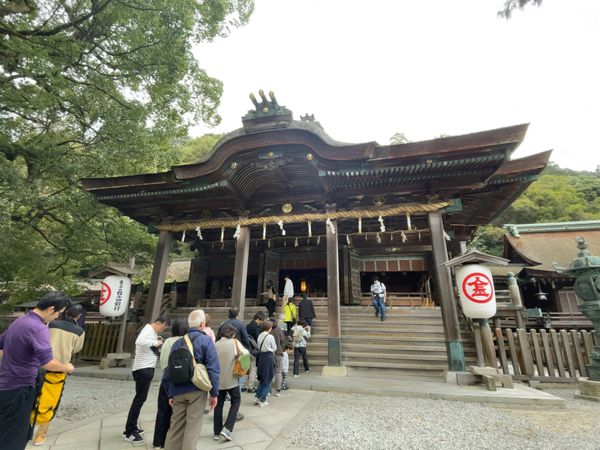 日本・徳島県「四国一周旅行3泊4日」の写真：2日目　高松→琴平

朝から金刀比羅宮へ...