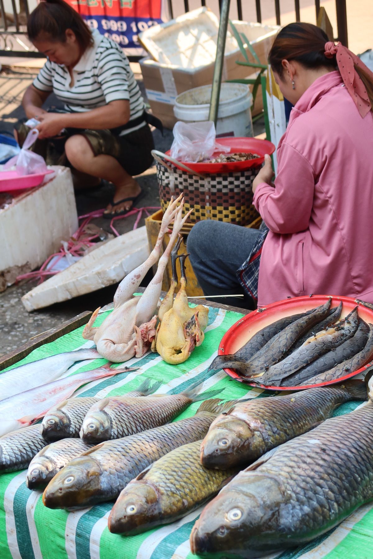 そしてモーニングマーケットへ。
この活気がイイ‼︎
