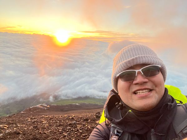 日本・山梨県「富士山登山」の写真