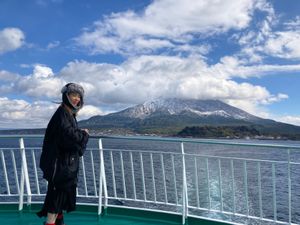 大寒波で鹿児島も雪がふり桜島にも着雪☃️
普段見られない姿、綺麗でした。
...