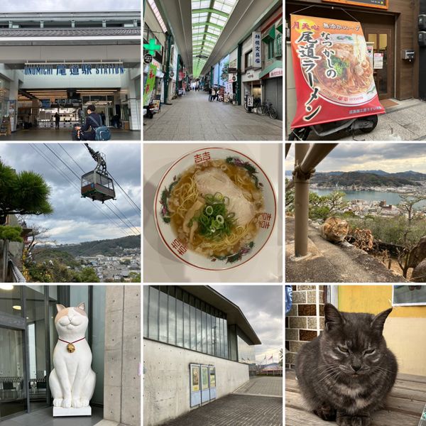 日本・宮島「WHOAMI広島」の写真：尾道市へ！
尾道ラーメン食べて、
ロープ...