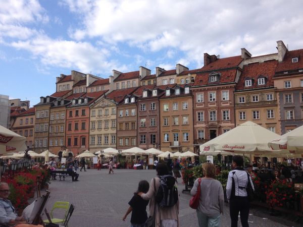 ポーランド・ワルシャワ「ポーランド」の写真：ワルシャワの旧市街