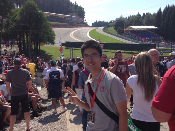 ベルギー・ブリュッセル「ベルギー　F1」の写真：レース前のイベント
オールージュの坂凄い！