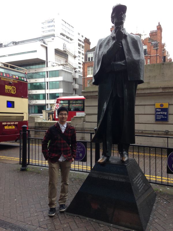 イギリス(英国)・ロンドン「ロンドン」の写真：ベイカー街
ホームズの聖地
