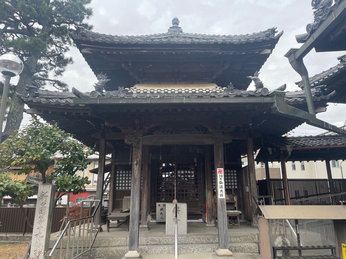 光照院。創建は1605年という歴史ある寺院。知多四国霊場の一つです。