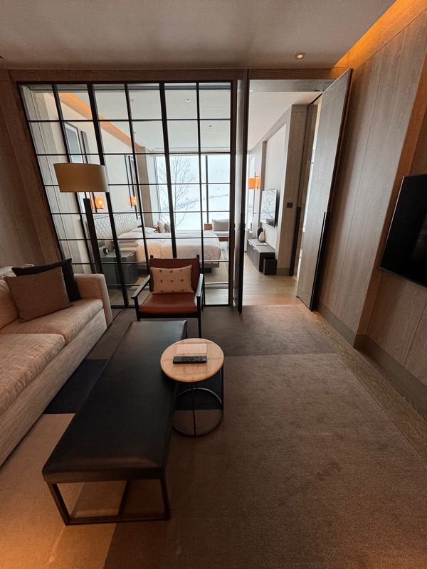 日本・北海道「ニセコ スキーツアー」の写真：部屋がなかなか豪華でした。
無料で2泊で...