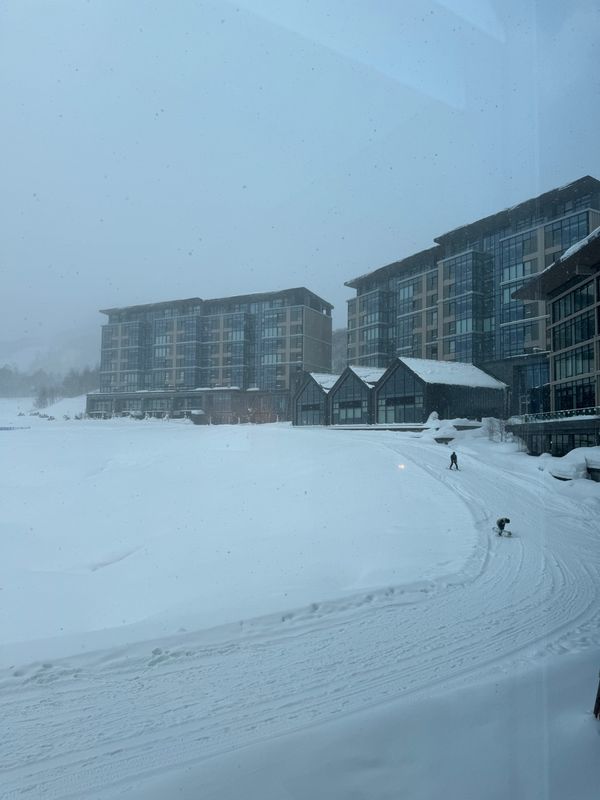 日本・北海道「ニセコ スキーツアー」の写真：でかいのに空室なしらしい
外人に人気と聞...