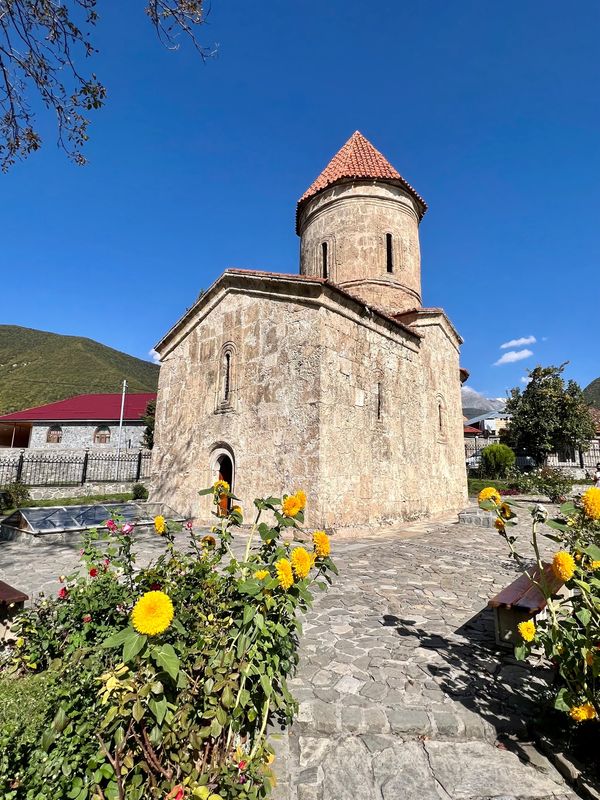 トルコ・Istanbul「コーカサス三国旅」の写真：シェキ日帰り旅行
アルバニア教会、シェキ...