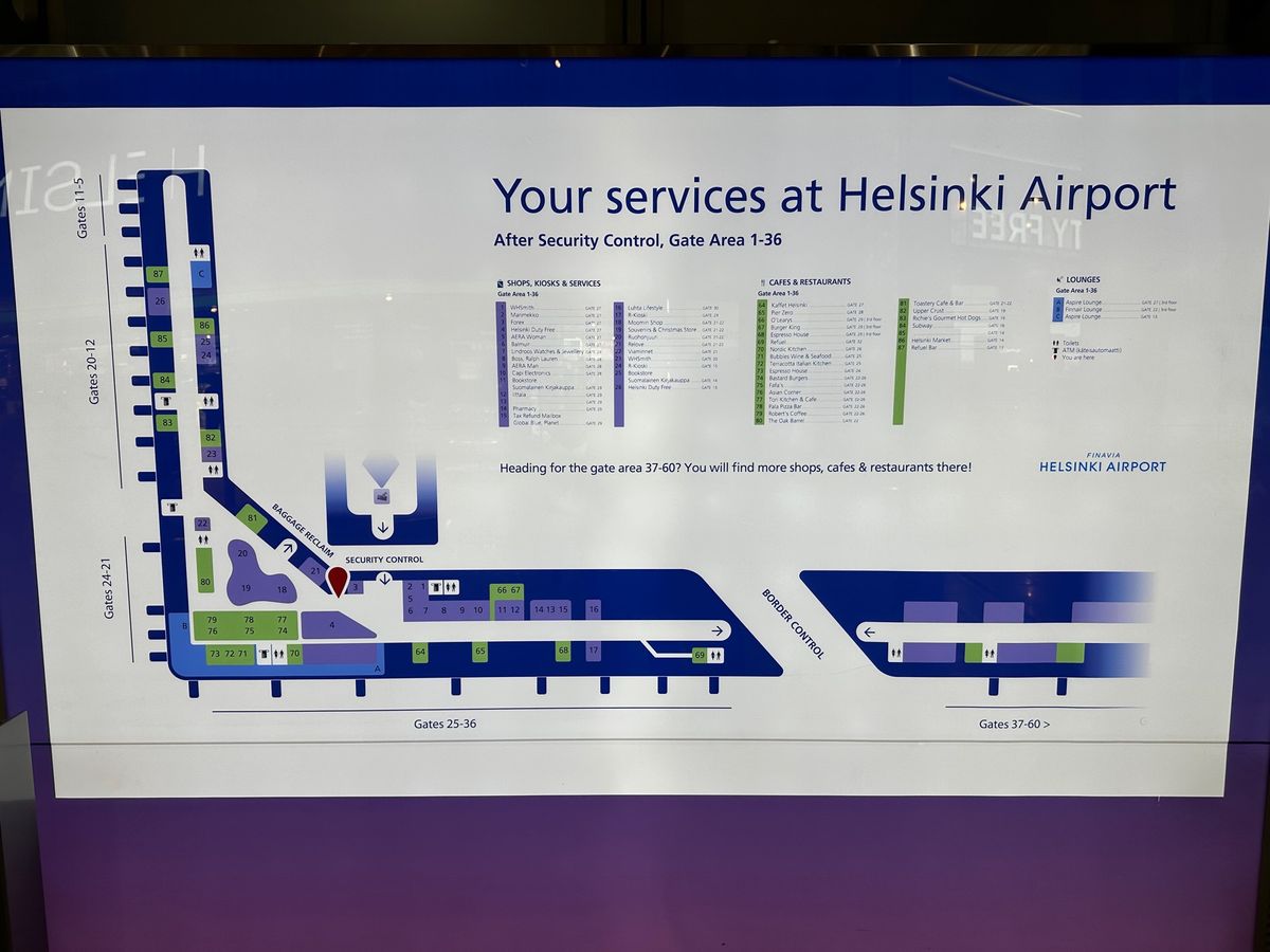 ヘルシンキ滞在6h
シェンゲンエリアラウンジにて