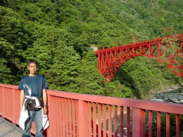 日本・富山県「富山　夫婦旅RUN　宇奈月温泉　カーター記念黒部名水ロードレース」の写真：宿泊は宇奈月温泉ホテル桃源。夕食前に宇奈...
