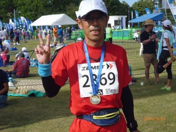 日本・北海道「北海道　３人二泊三日旅ＲＵＮ　サロマ湖ウルトラマラソン」の写真