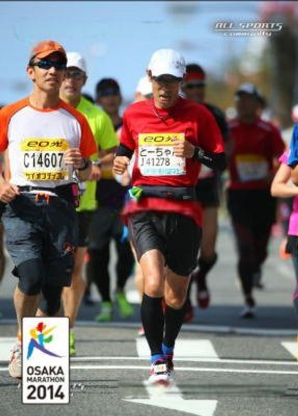 日本・大阪府「大阪　夫婦一泊旅ＲＵＮ　大阪マラソン」の写真：３時間２９分５０秒。１４７００人抜き。
...