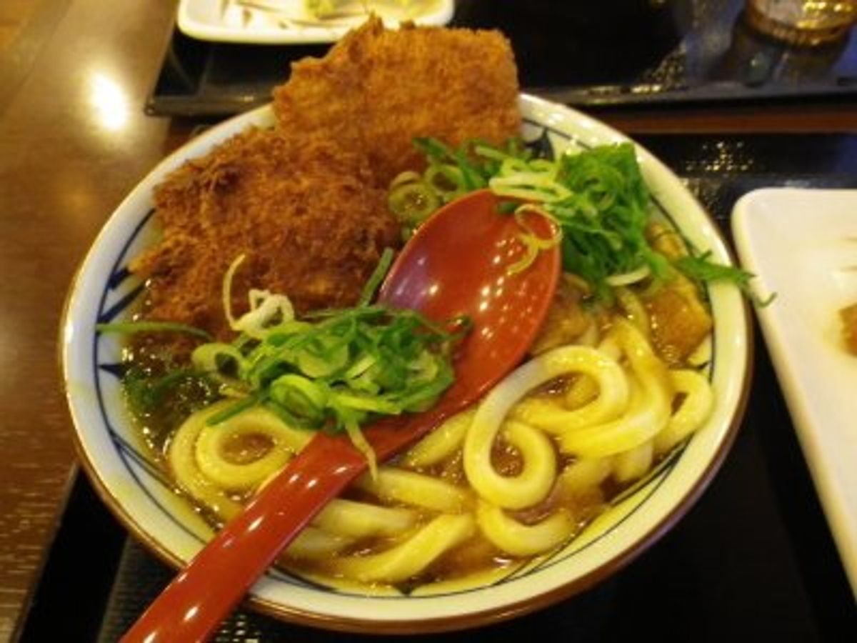 うどんでカーボローディング完了。