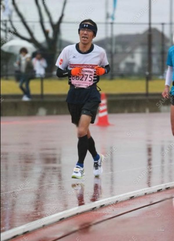 日本・栃木県「栃木　一泊旅ＲＵＮ　大田原マラソン」の写真：サブスリー達成の金さんには３０分届かず。...