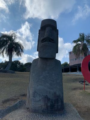 サンメッセ日南でモアイ像🗿‼️
大きくてビックリ‼️