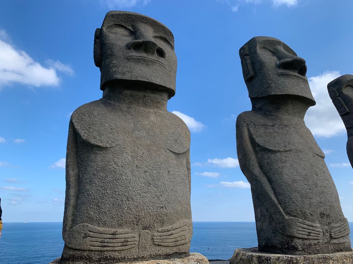 サンメッセ日南でモアイ像🗿‼️
大きくてビックリ‼️