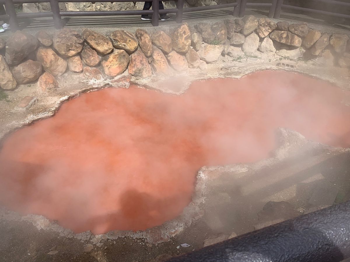 地獄温泉めぐり楽しかった(^^)