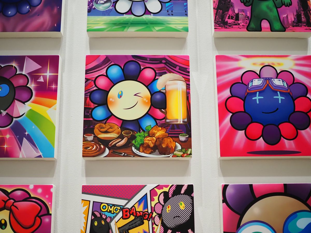 村上隆の大規模個展🌼
ほとんどが新作！！
楽しかった♡