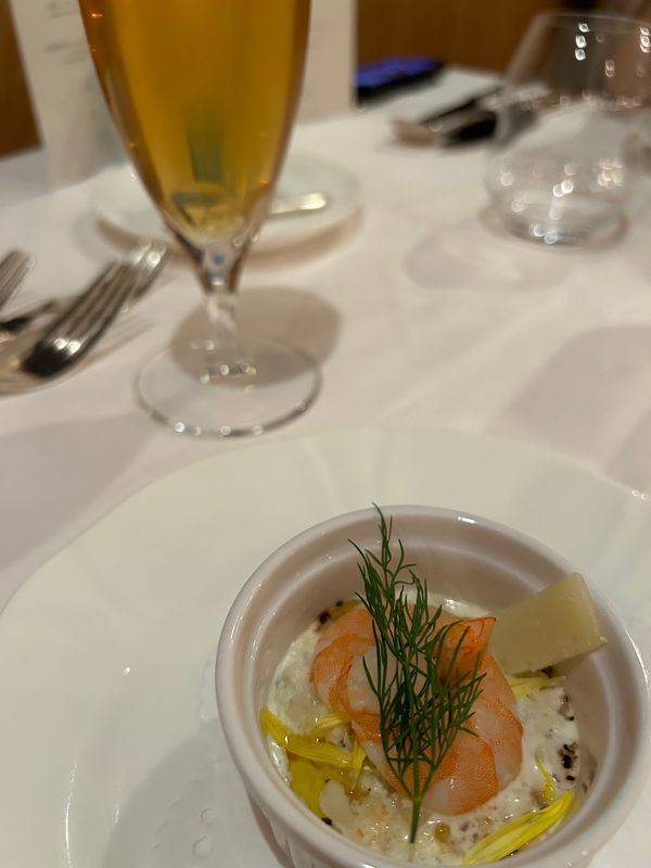 「東京と山梨」の写真：夕食フレンチ