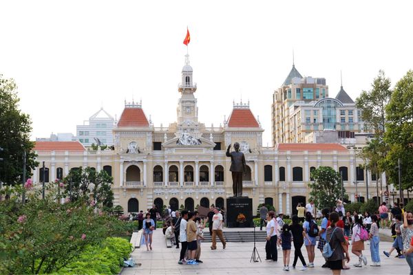 ベトナム・HoChiMinhCity「ベトナム、カンボジア弾丸旅」の写真：ホーチミンの中心部
