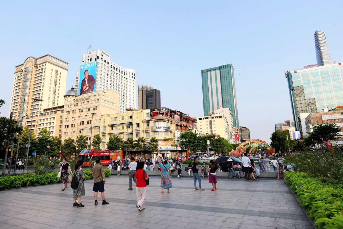 ホーチミンの中心部
