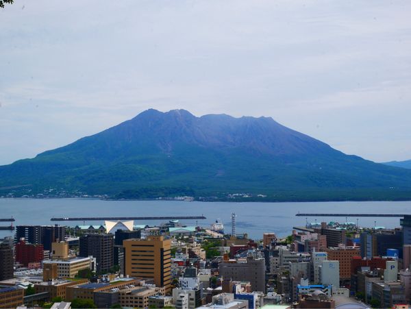 日本・霧島神宮「南九州 家族旅行」の写真：城山公園展望台