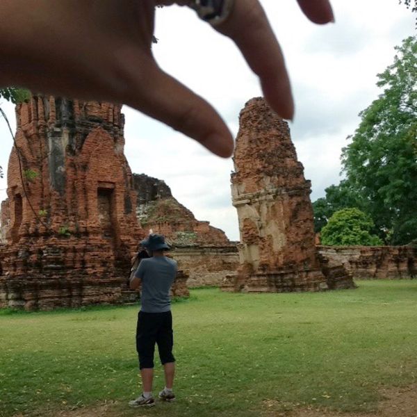 タイ・バンコク「初タイ」の写真：アユタヤとゾウ