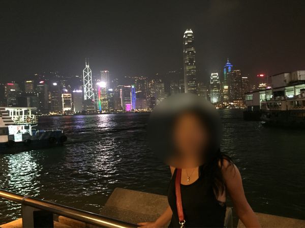 香港・ヴィクトリアハーバー「初香港」の写真：トランジットで一泊
珍しく連れの居る旅行...