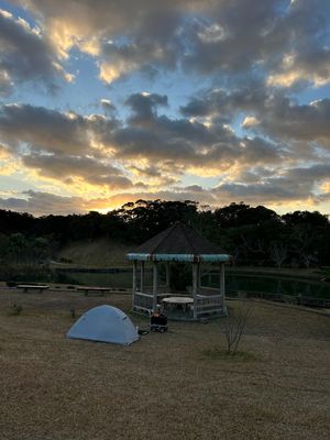 中種子キャンプ場から南種子町へ移動
宇宙ヶ丘公園で最終的に1週間滞在
猛烈...