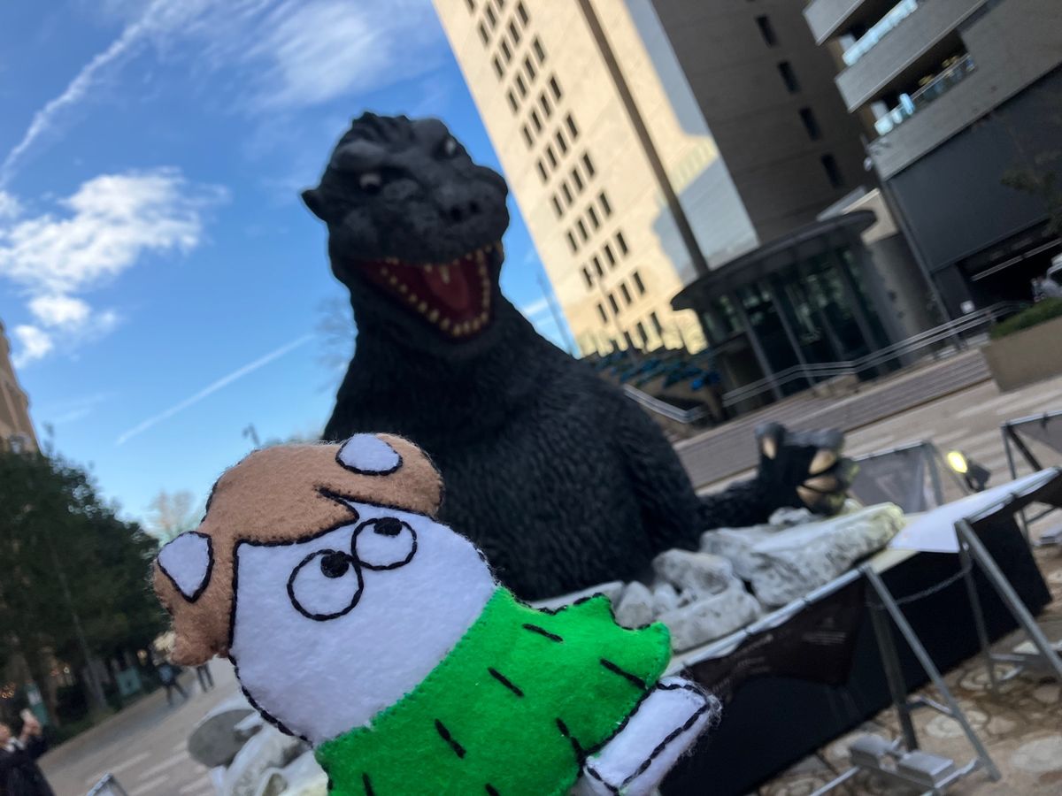 GODZILLAさんにも会えたよ！