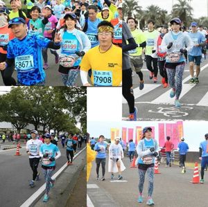 かーちゃんと旅ＲＵＮ。宮崎で３２都道府県目。第３１回青島太平洋マラソン走っ...