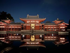 平等院　夜間特別拝観に参加
本当に素晴らしかった！