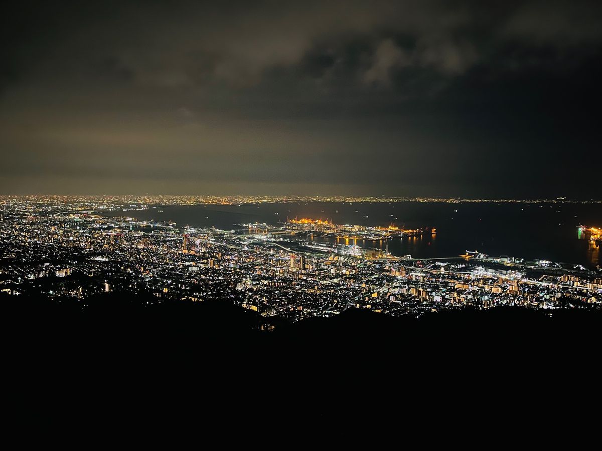 夜景 摩耶山 掬星台