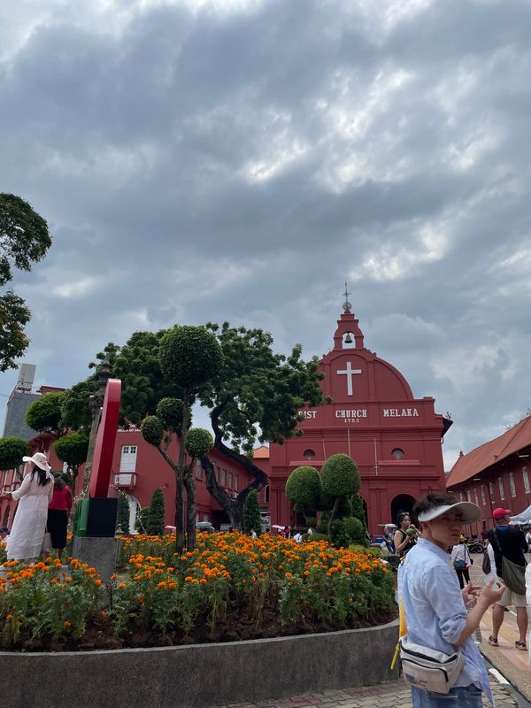 マレーシア・マラッカ「マレーシア女子三世代旅」の写真：バス降車後はGrab carで船着場まで...