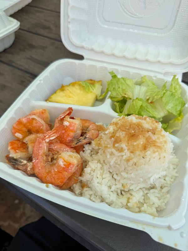 アメリカ(米国)・ハワイ「ハワイ」の写真：ノースショアのジェニーズシュリンプランチ...