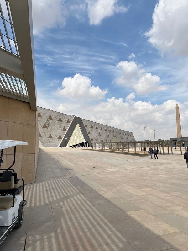 エジプト・カイロ「エジプト」の写真：新しい考古学博物館
日本のJICAも支援...