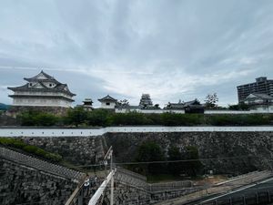 福山城@福山駅から