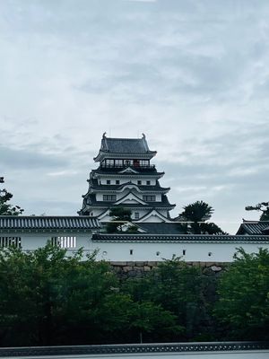 福山城@福山駅から