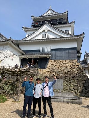 岡崎城　御礼参り