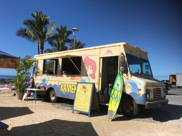 アメリカ(米国)・ハワイ島「ハワイ家族旅行」の写真：ファイブオーの撮影に遭遇。カマコナのキッ...