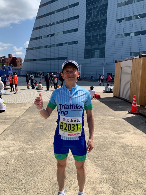 日本・青森県「あおもり桜マラソン」の写真