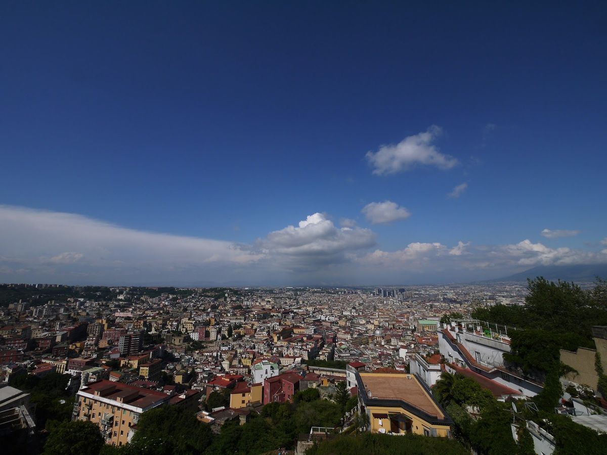 ハンガリーから飛行機でイタリアのナポリへ✈︎
本場のピザ、フニコラーレ(ケ...