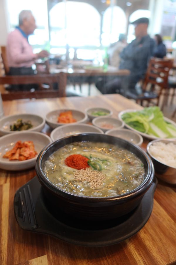 大韓民国 (韓国)・済州島「済州島グルメ旅🇰🇷」の写真：済州島4日目。
朝からバスを乗り継ぎ1時...