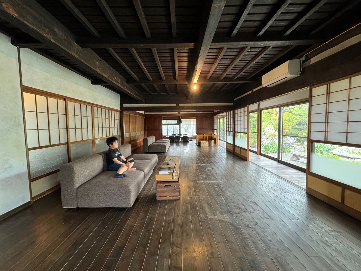 古民家宿るうふ丘之家に到着！

これは思った以上に和で素晴らしい空間！