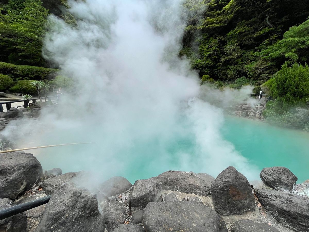地獄温泉巡り♨️
白池地獄：熱帯魚の水族館が面白かった
鬼山地獄：ワニたく...